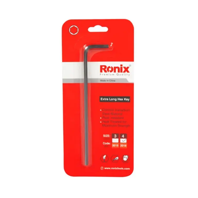 خرید آچار آلن ۴ بلند رونیکس مدل ۲۰۱۶